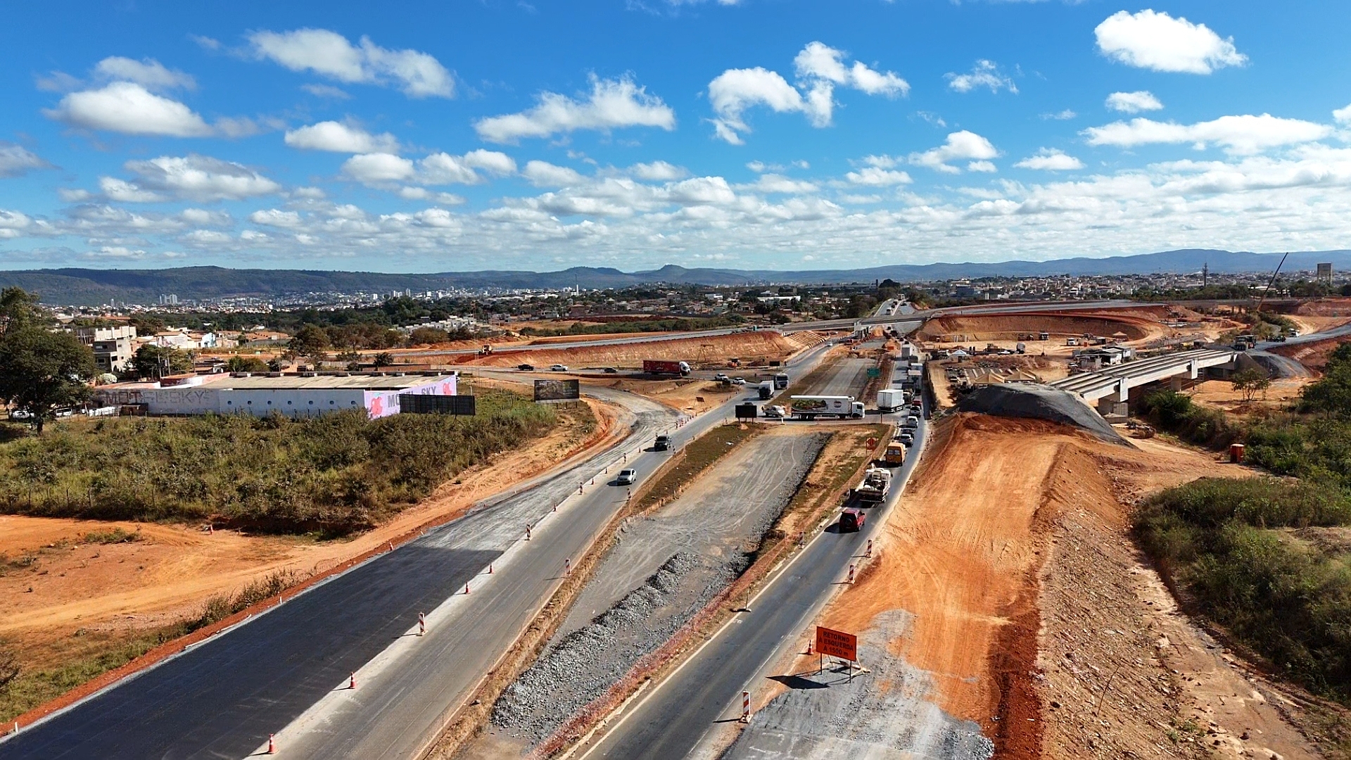 Obra financiada pelo BNDES