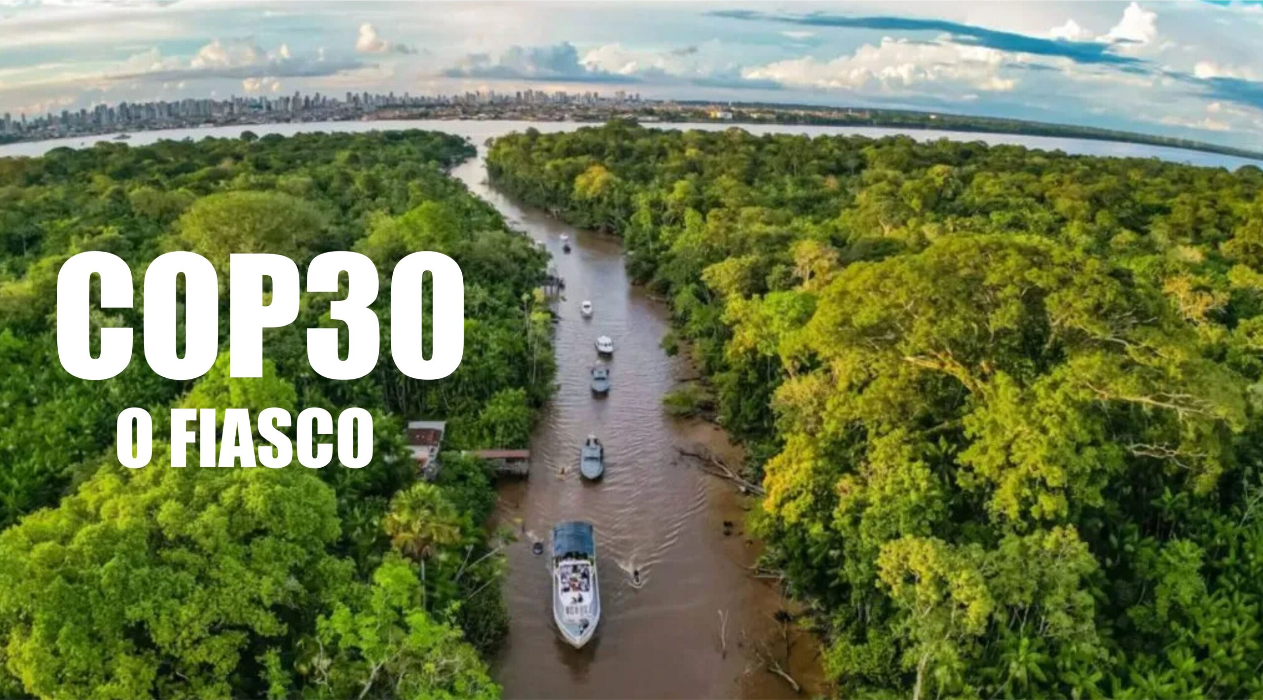 O que se viu na COP 30 foi a repetição do velho roteiro:
grandes discursos para o mundo, pequenas ações para quem realmente precisa.
