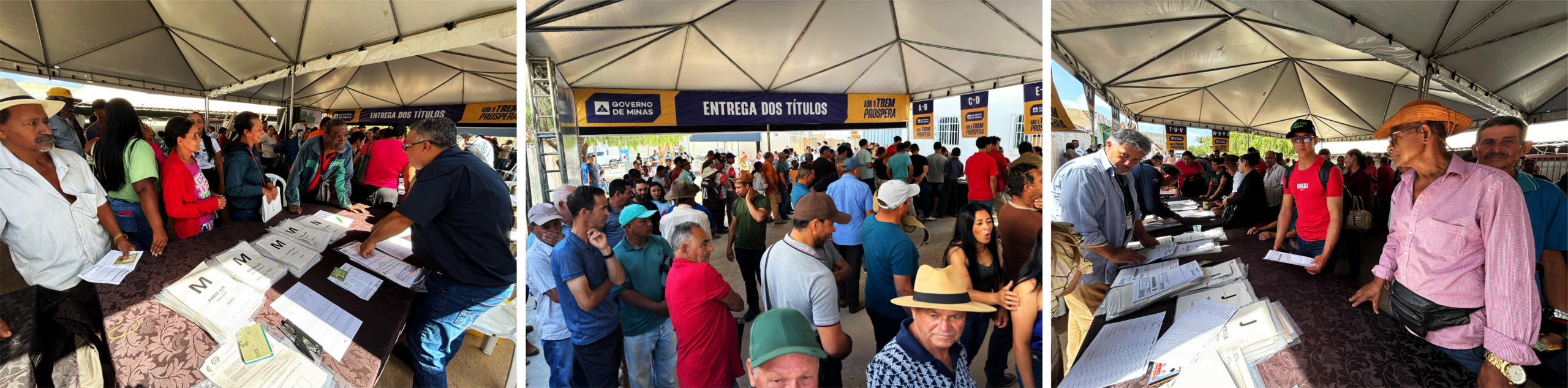 O TAC estabeleceu prazo de 48 meses para a conclusão da regularização. Houve avanços. Em outubro de 2025, estive presente na cidade de Rio Pardo de Minas acompanhando a entrega de milhares de títulos, em cerimônia que contou com a presença do vice-governador Mateus Simões. Foi um momento histórico.