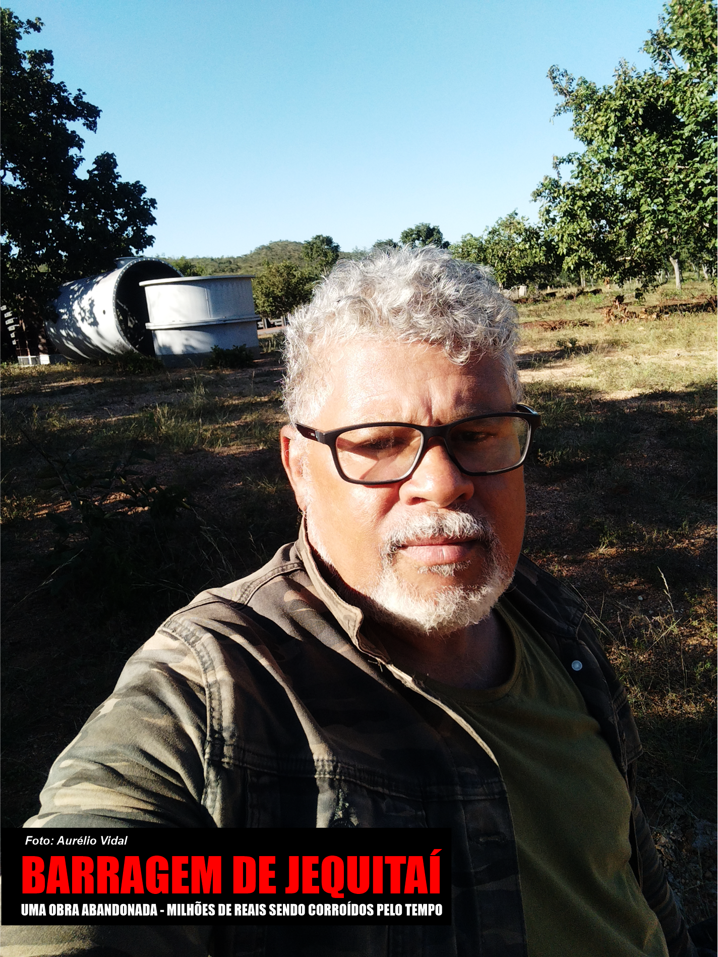 Em determinados pontos, a impressão é a de um verdadeiro cemitério de máquinas. Eu estive lá. Eu vi de perto o descaso, abandono e ampla falta de respeito com a coisa pública.