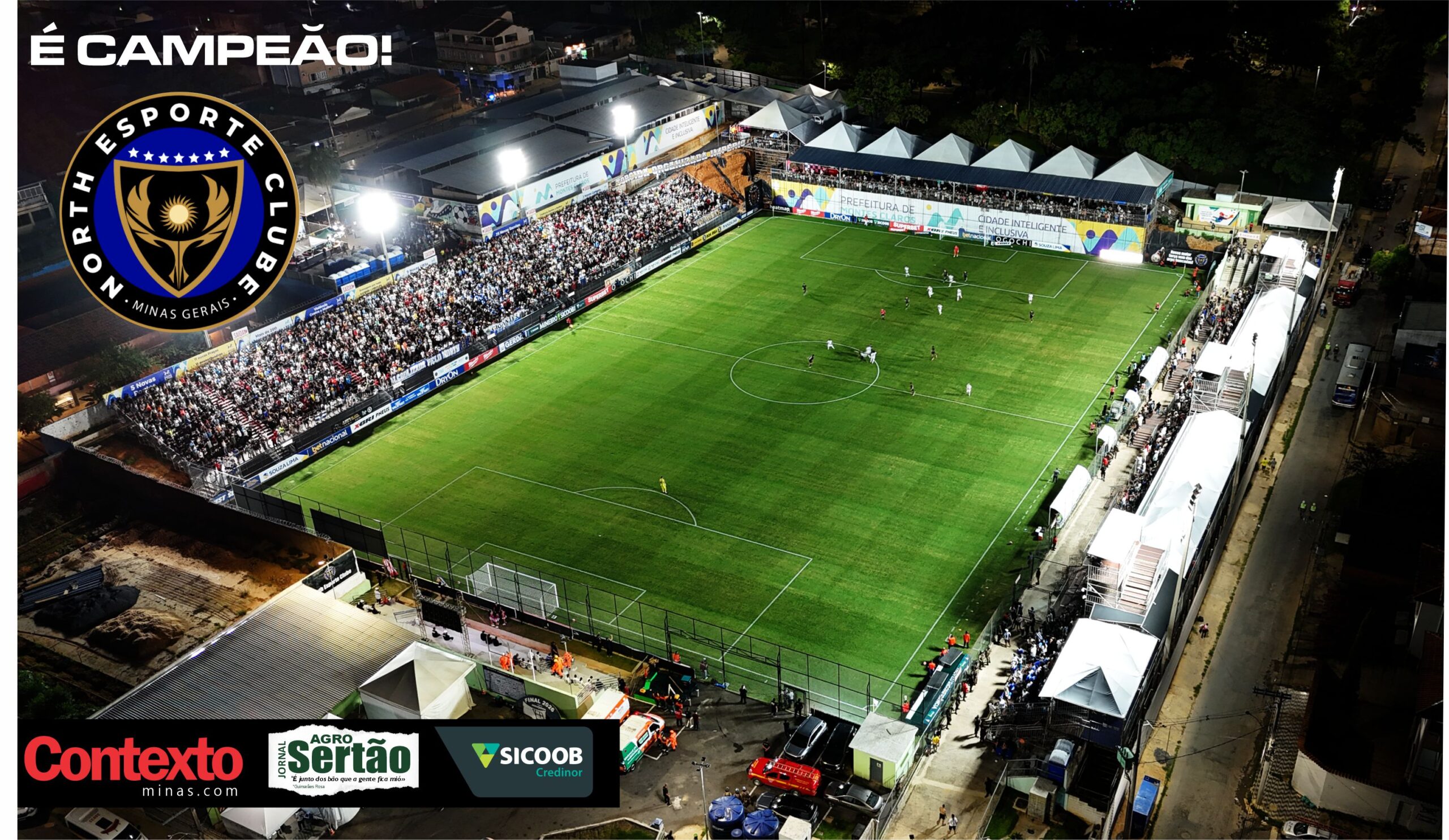 Na noite de ontem, eu tive a alegria de presenciar um daqueles momentos que entram para a história do esporte regional. No estádio Estádio José Maria Melo (Juvenção), completamente tomado por torcedores, o North Esporte Clube escreveu um capítulo inesquecível ao vencer a União Recreativa dos Trabalhadores (URT) por 1 a 0 e conquistar o Troféu Inconfidência.