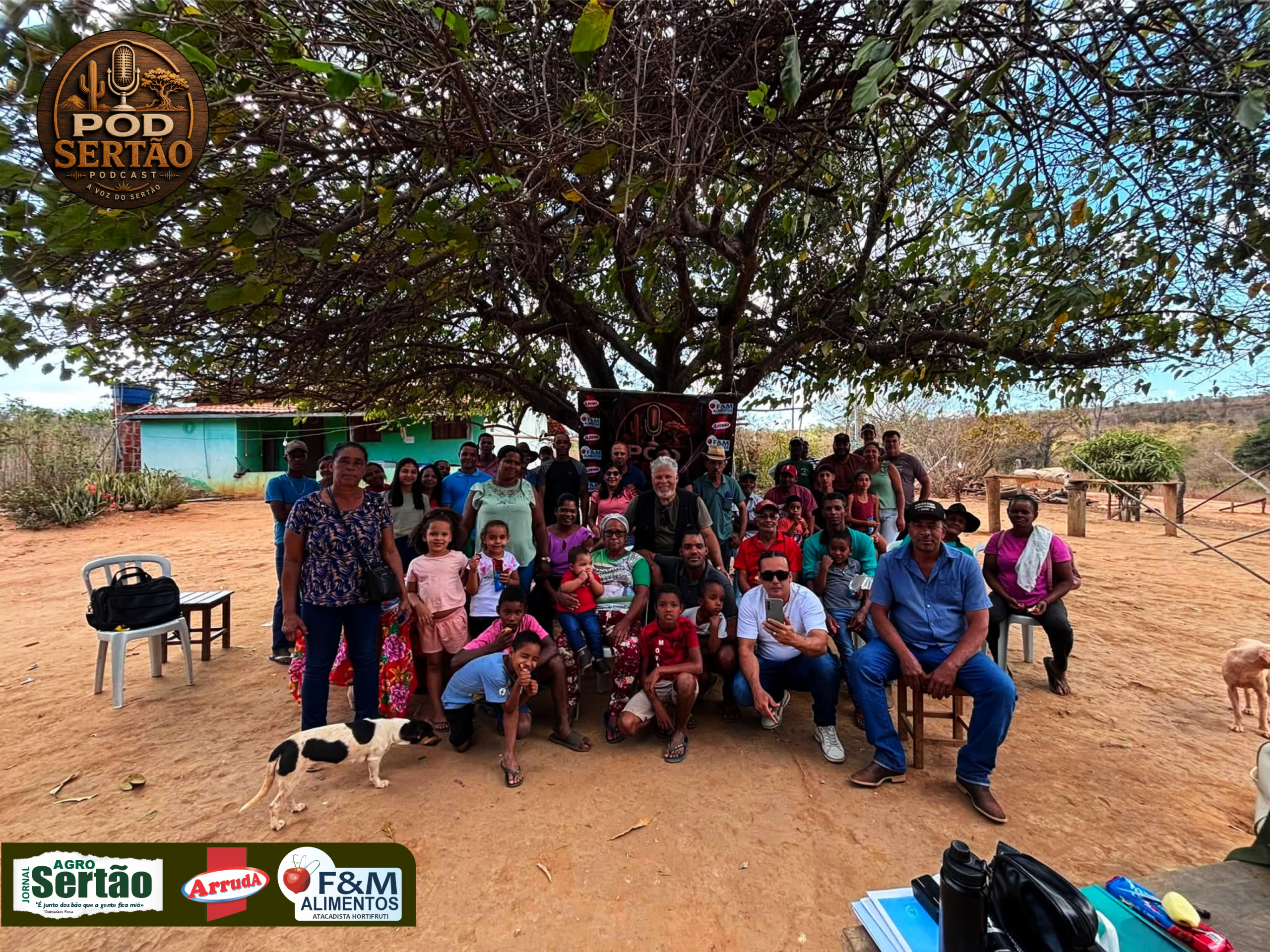 Neste domingo, 16 de agosto, estive na Comunidade Quilombola do Brejinho, na zona rural de Coração de Jesus, e vivi mais uma daquelas experiências que reafirmam o sentido das minhas andanças pelo Sertão.