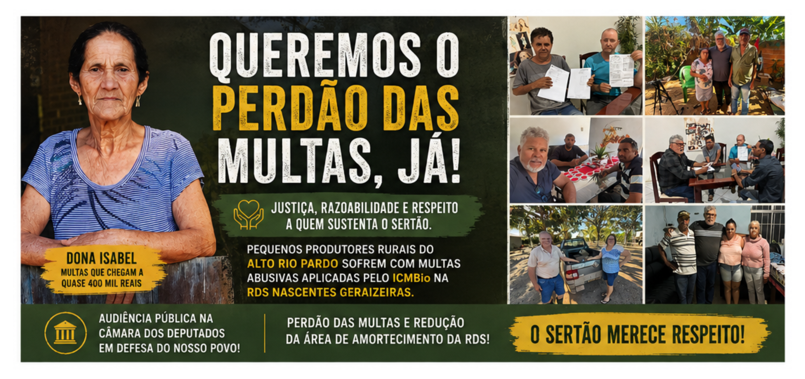 Nesta segunda-feira, 31 de agosto, eu, juntamente com produtores rurais e lideranças do Alto Rio Pardo, estaremos partindo em uma caravana rumo a Brasília, levando na bagagem não apenas documentos e reivindicações, mas, sobretudo, a esperança de centenas de famílias que há anos convivem com um conflito que tem provocado sofrimento, insegurança e prejuízos.